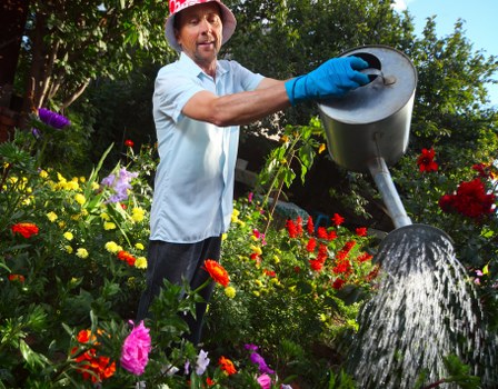 Landscaping crew pricing cleanup at a coastal Eastham property