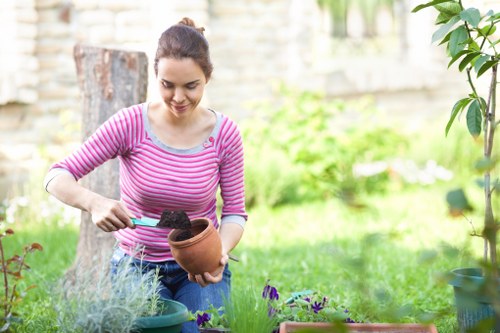 Emergency preparedness and supervision during landscaping operations